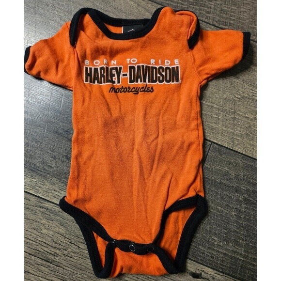 Harley Davidson Baby Onesie 3-6 months - Picture 3 of 7